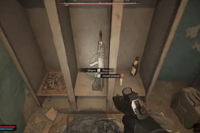 Dnipro Weapon & Extra Barrel Rifling Blueprint Location in Stalker 2
