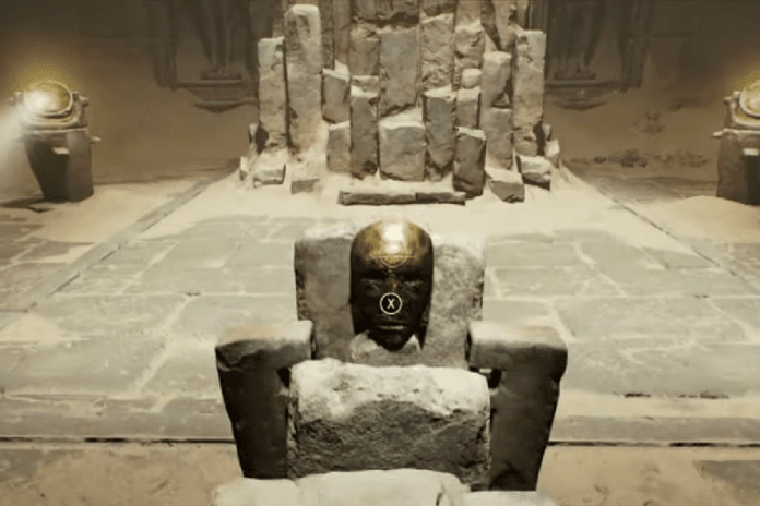 Gold Mask Mirror Puzzle Indiana Jones the Great Circle 