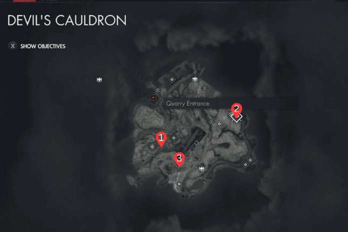 All Workbench LocationsDevil's Cauldron in Mission 5 - Sniper Elite Resistance