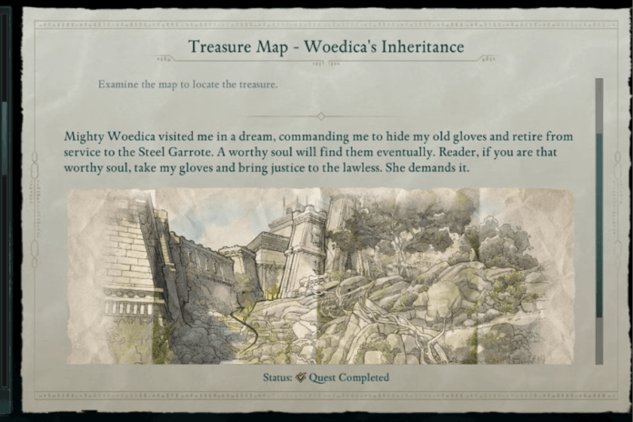 Avowed Treasure Map Woedica Inheritance Location Avowed Treasure Map Woedica Inheritance Location