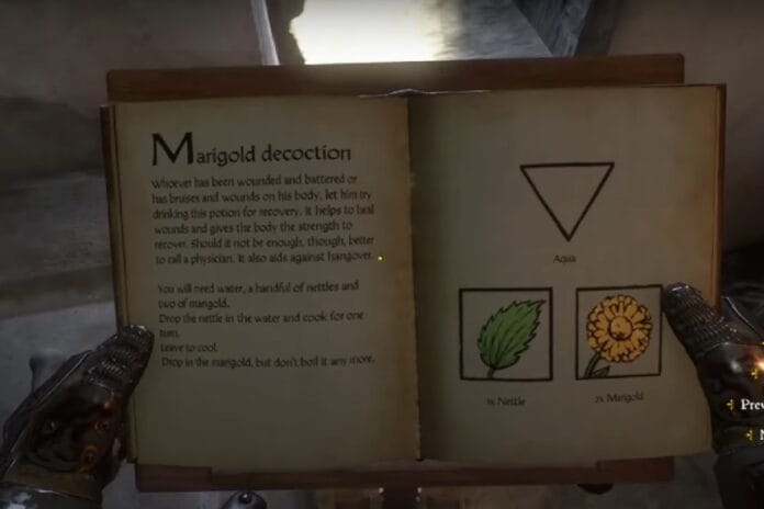 Marigold Decoction KCD 2 - How to Get and Use