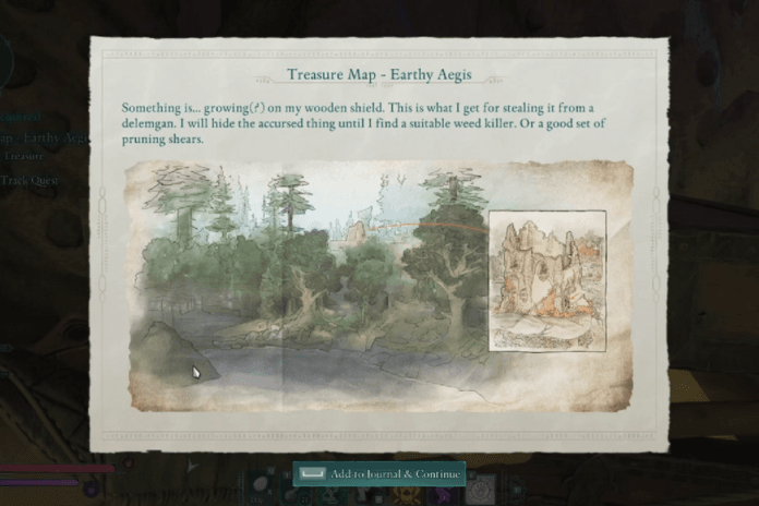 Woedica’s Inheritance and Earthy Aegis Treasure Maps Location and Solution - Avowed