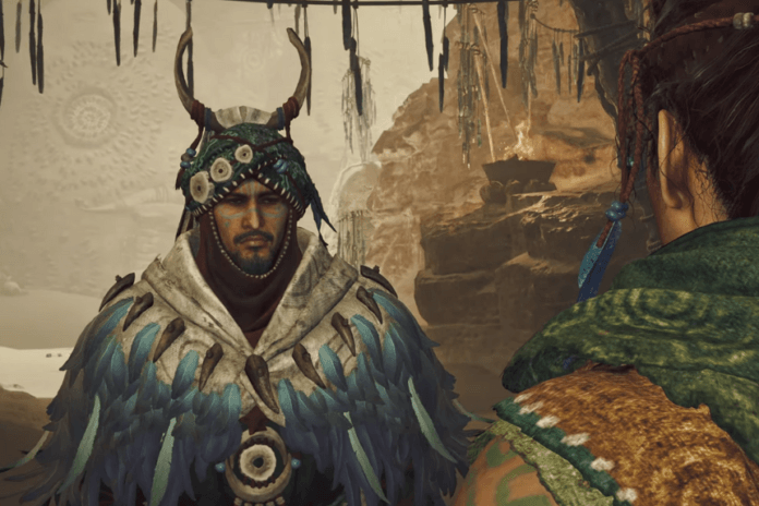 Talk to Werner in Azuz in MH Wilds A Desolate Destination Quest