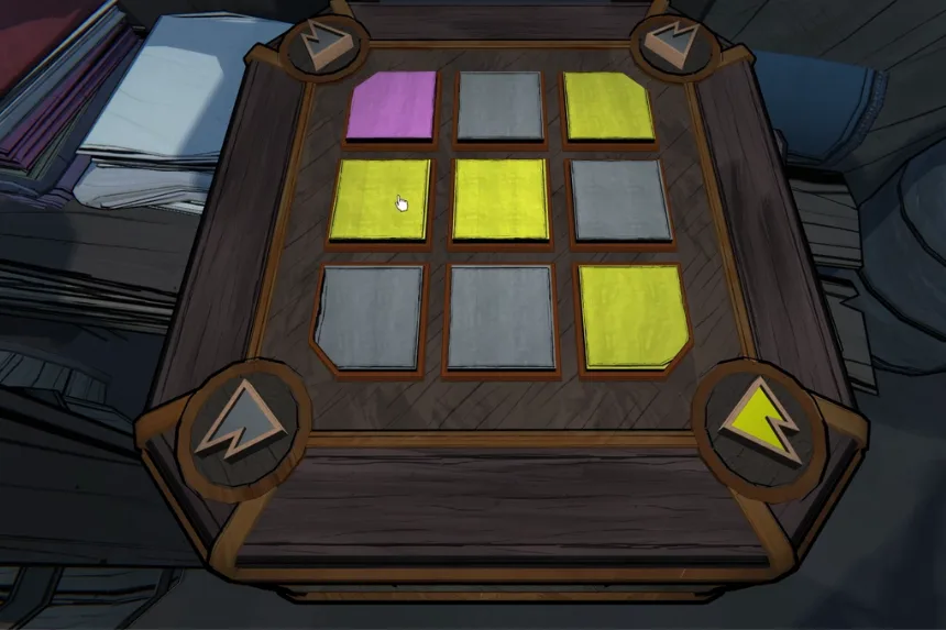 How to Open the Box Blue Prince Trading Post Puzzle