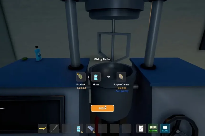 Most Profitable Mix in Schedule 1 (Best Recipe)