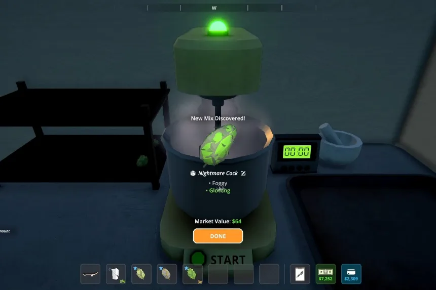 Schedule 1 How to Get the Glowing Effect