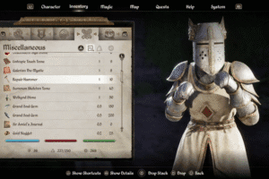How to Repair Weapons & Armor in Oblivion Remastered - Level up Armorer Skill Quickly