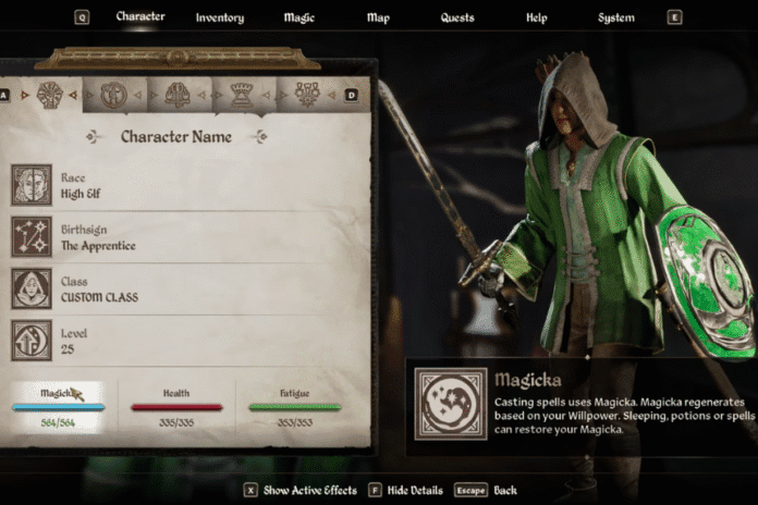 Oblivion Remastered Spellsword Build