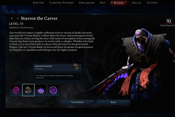 Stavros the Carver Location and How to Beat - V Rising 1.1