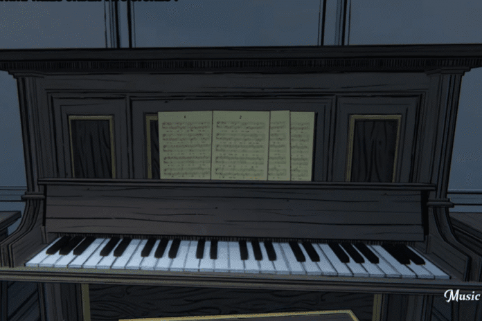 Blue Prince Music Sheet Puzzle Solution 