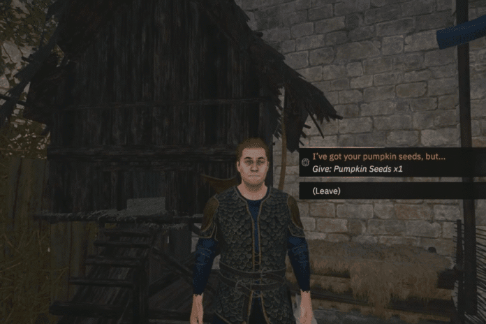 Pumpkin Seeds Location in Tainted Grail The Pumpkin Peril Quest