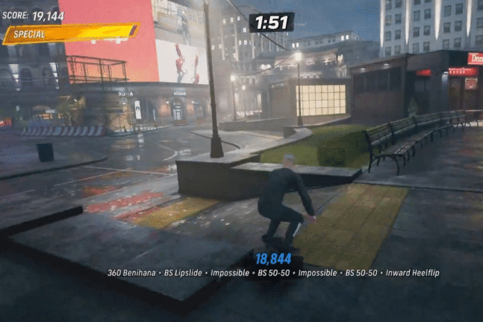 Benihana Over The Fountains in London - Tony Hawk's Pro Skater 3+4 Benihana Over The Fountains in London - Tony Hawk's Pro Skater 3+4