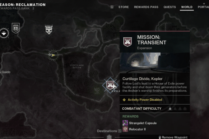 Transient Mission Guide - Destiny 2: The Edge of Fate Transient Mission Guide - Destiny 2: The Edge of Fate