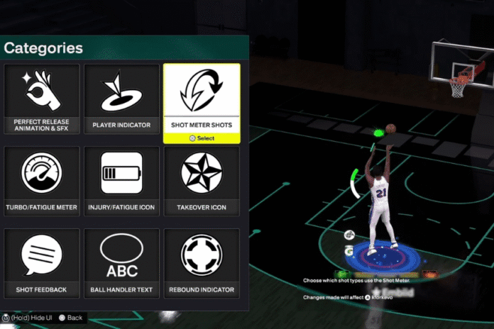 NBA 2K26: How to Customize Shot Meter