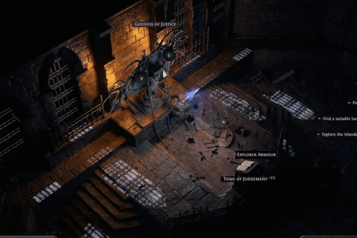 How to Use Chapel Key to Unlock Chapel Door in Path of Exile 2 – Abandoned Prison Goddess of Justice