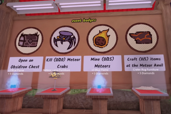 How To Get All 4 Badges in 99 Nights in The Forest (Meteor Update)