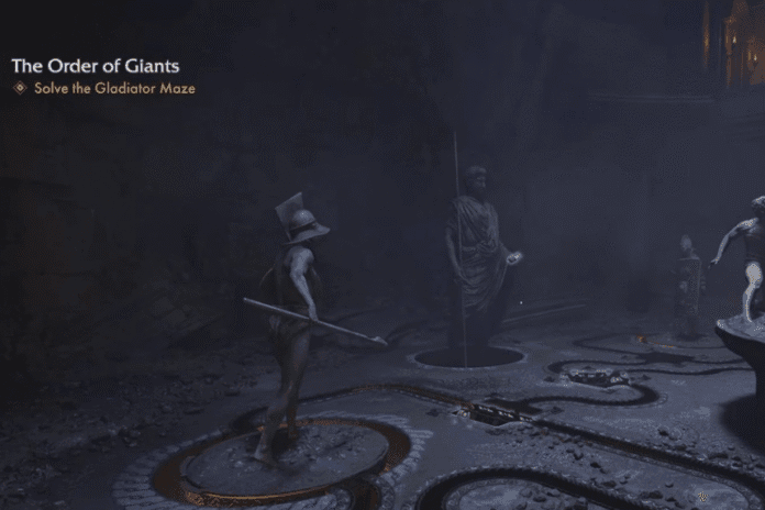 Indiana Jones and The Order of Giants - Gladiator Maze Puzzle Solution