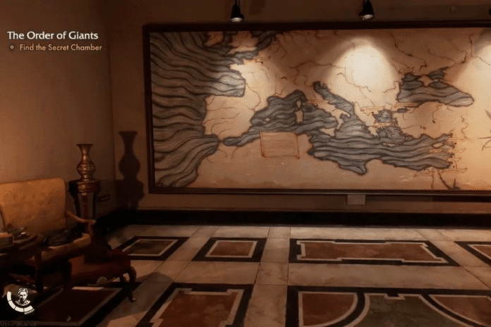 Mediterranean Map Mural Puzzle Solution - Indiana Jones and The Order of Giants