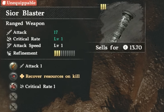 Карта с расположением Сиор Бластера