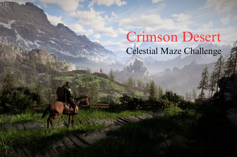 Celestial Maze, Desert Border Maze (Smoking Lands) Puzzle - Crimson Desert