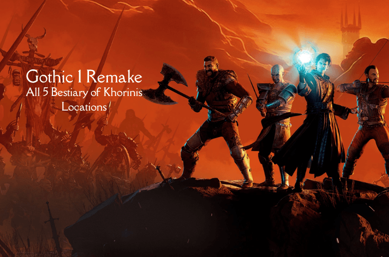 All 5 Bestiary of Khorinis Locations – Gothic 1 Remake All 5 Bestiary of Khorinis Locations - Gothic 1 Remake