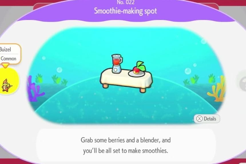 Pokemon Pokopia – How To Make Smoothies